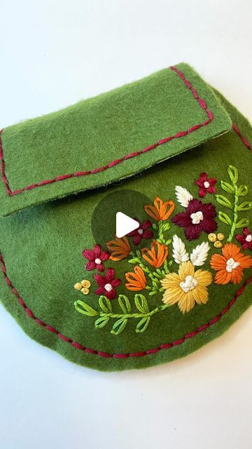 thistlesandrainbows | How cute is this little embroidered felt clutch!?! 

In the Fall, I’ll be teaching middle school and high school embroidery classes, so I’m... | Instagram Felt Clutch, School Embroidery, Summer Dreaming, Felt Creations, M Instagram, Embroidered Felt, Embroidered Clutch, Teaching Middle School, Summer Dream