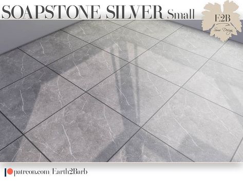 The Sims Resource - Soapstone Silver Small Tile Sims 4 Cc Furniture Flooring, The Sims Resource Floor, Sims 4 Cc Furniture Floors, Sims 4 Kitchen Floor Cc, Sims 4 Cc Tiles Floor, Sims 4 Cc Bathroom Tiles, Sims 4 Cc Stone Floor, Sims 4 Marble Wall, Sims 4 Flooring Cc Patreon