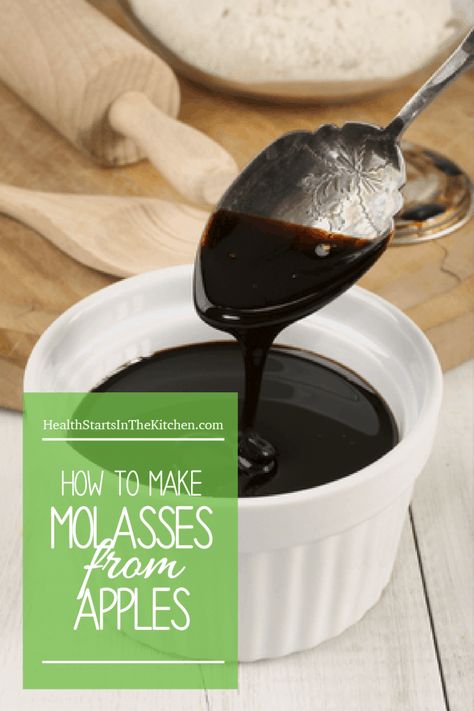 Apple Cider Molasses, Homemade Acv Recipe, Homemade Molasses, How To Make Molasses, Apple Molasses, Boiled Cider, Canning Food Preservation, Scratch Recipes, Homemade Mixes