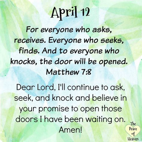 Bible Verse Matthew, Interesting Information, April 12, Telegram Channel, Daily Bible Verse, November 17, Daily Bible, The Peace, The Lord