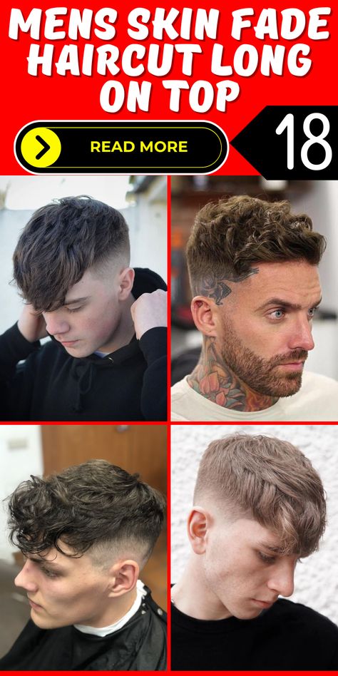 Elevate your grooming game with the men's skin fade haircut, a blend of short sides and long hair on top that suits all hair types. From low to mid fades, our skilled professionals craft a look that's perfect for men seeking versatile hairstyles. Whether your hair is straight, wavy, or curly, our techniques ensure you stand out with confidence. Lower Taper Fade Haircut Men, High Fade Long Top, Mens Haircut Long On Top Short On Sides High Fade, Mens Haircut Shorter On Sides, Fade Haircut Long On Top, Long On Top Short On Sides Men, Skin Fade Long On Top, Mens Haircut Long On Top Short On Sides, Fade With Long Hair On Top