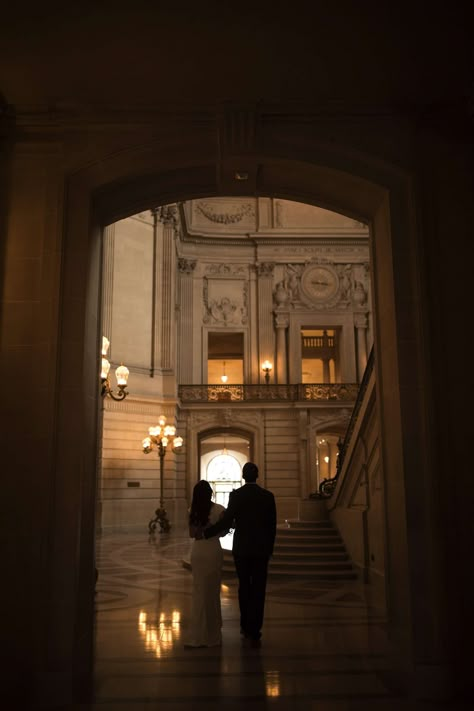 San Francisco Courthouse Wedding, Sf City Hall Elopement, San Francisco Elopement, City Hall Wedding Photos, San Francisco City Hall Elopement, Sf City Hall Wedding, San Francisco Engagement Photos, Classy Engagement Photos, Anna Jones