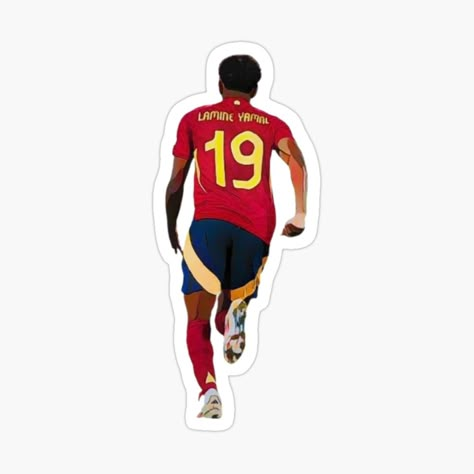 Get my art printed on awesome products. Support me at Redbubble #RBandME: https://www.redbubble.com/i/sticker/Lamine-Yamal-Sticker-design-by-TzukkisDesigns/163428797.EJUG5?asc=u Spanish Books, Football Stickers, Merchandise Design, Football Fans, Laptop Stickers, Sticker Design, Classic T Shirts, Vinyl Sticker, Football