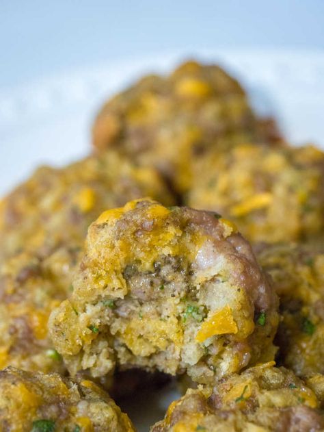 Stuffing Sausage Balls, Sausage Stuffing Balls, Stuffing Sausage, Stuffing Balls Recipe, Stove Top Stuffing, Stuffing Balls, Sausage Stuffing, Tesco Real Food, Sausage Balls