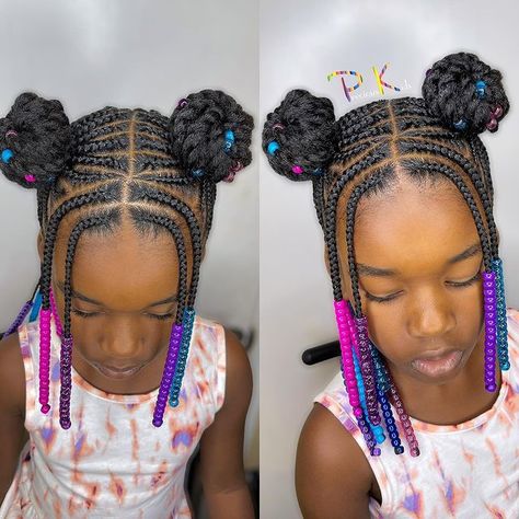 Cute Kids Braided Hairstyles, Braids Singles, Skl Hairstyles, Hairstyles For Female, Hairstyles For Children, Freestyle Braids, Children Hairstyles, African Braids Hairstyles Pictures, Hairstyles Female