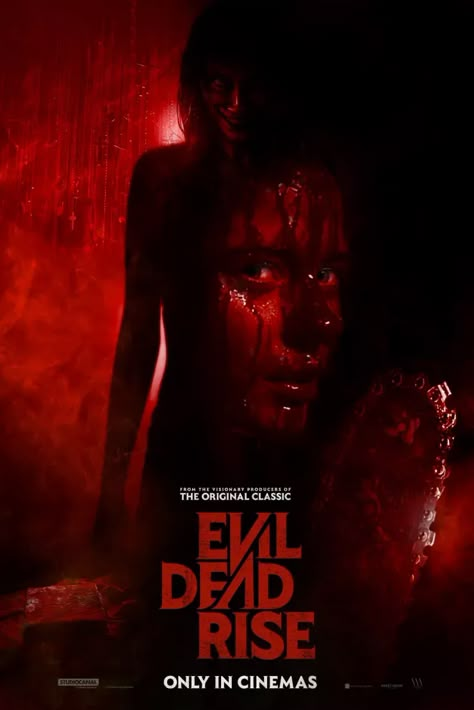 Evil Dead Rise - Overall, I thought this was good. The characters looked really cool and sick when they were covered in blood from head to toe. Lines taken from the other movies didn't always work for me and the deadites talking didn't seem menacing enough. Now I want to make my own Evil Dead movie. Lily Sullivan, Alyssa Sutherland, Evil Dead Rise, Latest Horror Movies, The Evil Dead, Movie Studios, Horror Posters, Evil Dead, Movie Covers