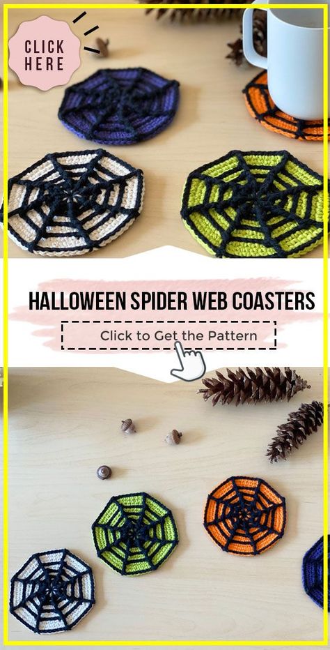 Crochet Spider Web Coaster, Skull Crochet Coaster, Halloween Crochet Coasters Free Pattern, Crochet Skull Coaster, Crochet Fall Coasters Free Pattern, Crochet Halloween Applique Patterns Free, Skull Coaster Crochet Pattern, Crochet Pattern Coaster, Crochet Halloween Coasters Free Pattern