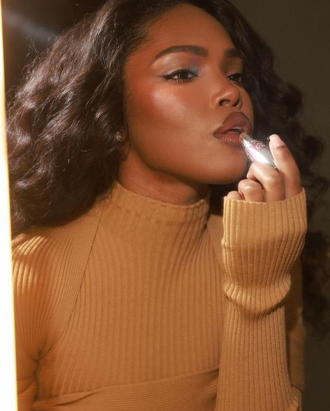 🖤 Lipstick Black Women, Ryan Destiny Aesthetic, Ryan Destiny, Marriage Contract, Makeup Lovers, How To Apply Lipstick, Makeup For Black Women, 10 Million, 2025 Vision