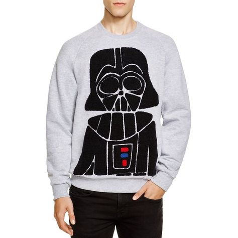 Eleven Paris Mido Darth Vader ($108) ❤ liked on Polyvore featuring mens, men's clothing and grey chine Paris Shirt, Cool Gifts For Teens, Eleven Paris, Sweatshirts Pattern, Round Neck Sweatshirts, Kids Jordans, Embroidered Patch, Terry Cloth, Sweatshirt Shirt