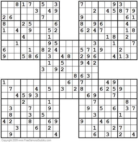 1001 Moderate Samurai Sudoku Puzzles Free Music Theory Worksheets, Music Theory Worksheets, Hard Puzzles, Face Painting Tutorials, Sudoku Puzzles, Printable Puzzles, Logic