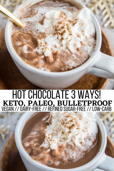 Hot Chocolate Vegan, Crock Pot Hot Chocolate Recipe, Keto Hot Chocolate Recipe, Paleo Hot Chocolate, Gluten Free Hot Chocolate, Healthy Hot Chocolate Recipe, Keto Hot Chocolate, Sugar Free Hot Chocolate, Dairy Free Hot Chocolate