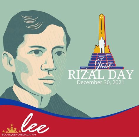 Happy Rizal Day to all! #LeeBoutiqueHotel Rizal Day Poster, Boutique Hotel, Hotel, Boutique, Movie Posters, Quick Saves, Art, Film Posters