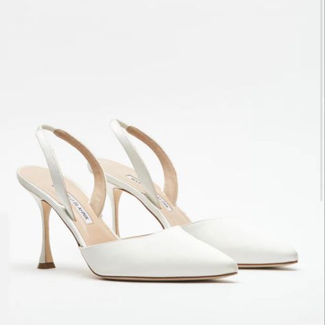 Manolo Blahnik Wedding Shoes, Manolo Blahnik Slingback, Manolo Blahnik White, Manolo Blahnik Maysale, Danielle Frankel, Shoes Manolo Blahnik, Ceremony Photos, Wedding Ceremony Photos, Manolo Blahnik Heels