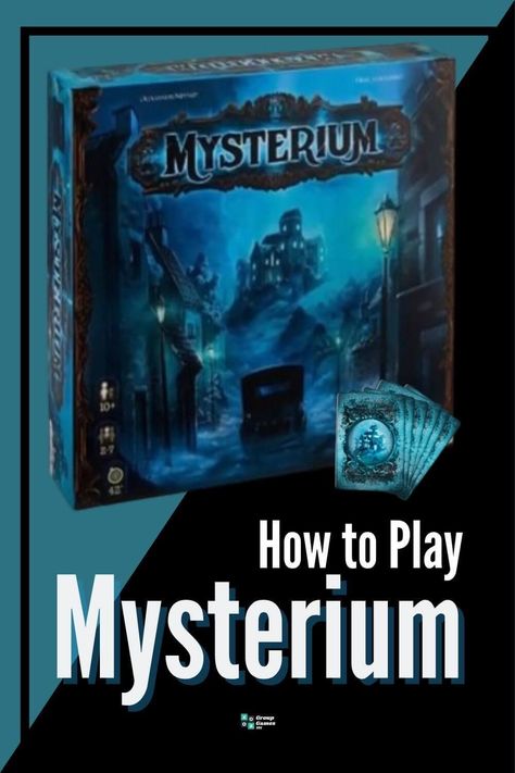 Mysterium is a cooperative, theme-based deduction board game that is set in an old town in Scotland. Learn the complete rules and instructions to play with this complete gameguide. #mysterium #boardgame #game #howtoplay #gameguide Mysterium Game, Group Games For Teenagers, Kid Games Indoor, Adult Birthday Party Themes, Drinking Board Games, Adult Birthday Party Games, Group Games For Kids, Senior Games, Board Game Storage