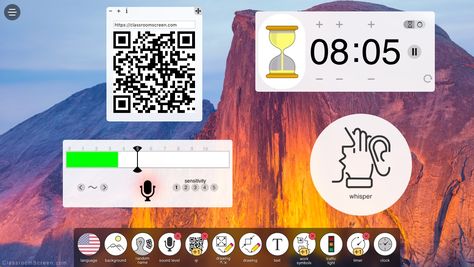 ClassroomScreen:  Created by a teacher for teachers and schools. Includes timers, drawing tools, language conversion, and more! Classroom Screen, Name Picker, Math Drawing, Noise Meter, Content Curation Tools, 21st Century Learning, Elementary Music Classroom, Teaching Technology, Instructional Technology