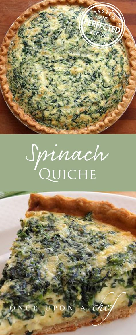 Quiche Spinach, Quiche Recipes Easy, Plats Healthy, Spinach Quiche, Breakfast Quiche, Food Breakfast, Think Food, Quiche Recipes, Breakfast Brunch Recipes