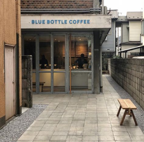 Cute Gifs, Blue Bottle Coffee, Coffee Shop Aesthetic, Cute Cafe, Korean Aesthetic, Blue Bottle, Kpop Bts, Beige Aesthetic, Brown Aesthetic