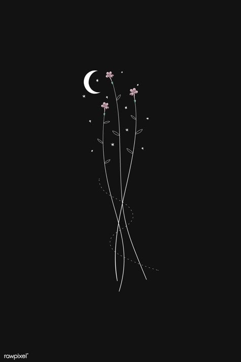 Iphone Wallpaper Moon, Cute Black Wallpaper, Black Background Wallpaper, Black Phone Wallpaper, Black Wallpaper Iphone, Dark Wallpaper Iphone, Vector Flowers, Wallpaper Space, Backgrounds Phone Wallpapers