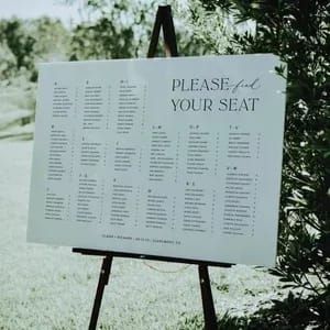 Minimal Seating Chart, Alphabetical Seating Chart, Wedding Seating Chart Template, Seating Sign, Seating Chart Template, Chart Template, Seating Plan Wedding, Seating Plan, Seating Chart Wedding