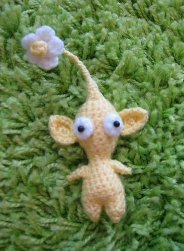 Pikmin Crochet Pattern, Funny Crochet Ideas, Pikmin Crochet, Silly Crochet, Crochet Funny, Easy Crochet Animals, Pola Amigurumi, Fashion Crochet, Fun Crochet Projects