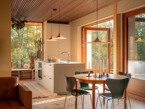 Cozy Modern Cottage, Kitchen Windows, Window Designs, Modern Window, Modern Cottage, Hus Inspiration, Alvar Aalto, Design Del Prodotto, Open Spaces