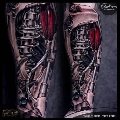 Biomechanical Tattoo Arm, Piston Tattoo, Biomech Tattoo, Biomechanical Tattoo Design, Robot Tattoo, Gear Tattoo, Tattoo Png, Cool Half Sleeve Tattoos, Hyper Realistic Tattoo