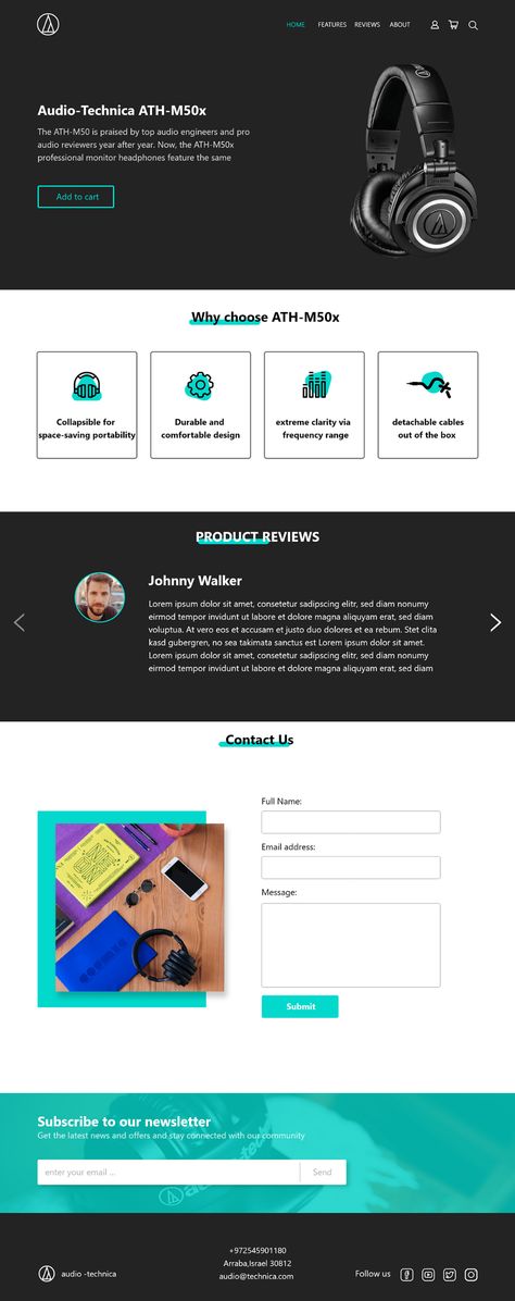 HTML/CSS landing page on Behance Website Design Html And Css, Html And Css Project Ideas, Html Css Website Design, Html Css Code Web Design, Html And Css Website Design, Html And Css Projects, Html Css Project Ideas, Coding Ideas, Somali Quotes