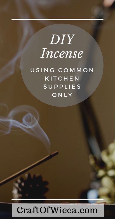 DIY Wicca: Make Incense From Kitchen Scraps - Craft of Wicca Diy Incense Sticks How To Make, Make Your Own Incense Sticks, Homemade Incense Sticks, How To Make Homemade Incense, Healing Candles Diy, Incense Making Recipe, Incense Recipes Diy, How To Books, Making Incense Sticks