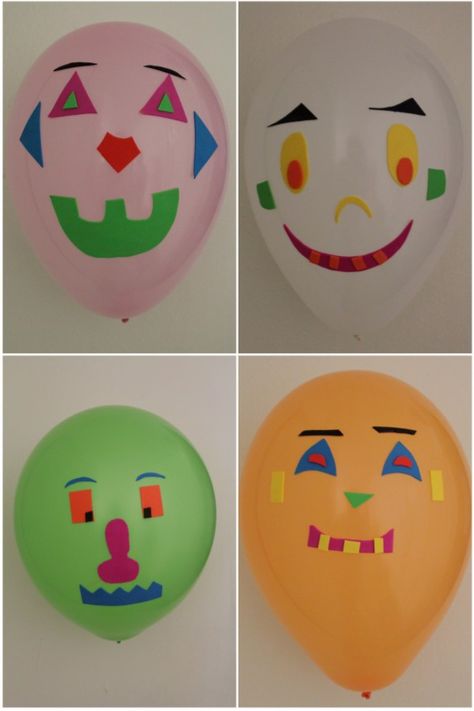 Balloon people - a kids game activity and craft. Rainy Day Games, Balloon People, Balloon Face, Toddlers Activities, October Holidays, Group Crafts, Fun Activities For Toddlers, Balloon Crafts, Craft Foam