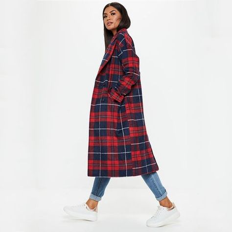 Best winter coats 2019: 100 women's winter coats to buy now Plaid Coat Outfit, Red Plaid Coat, Cute Winter Coats, Tartan Coat, Best Winter Coats, Mode Casual, Plaid Coat, Pink Blush, Winter Coats