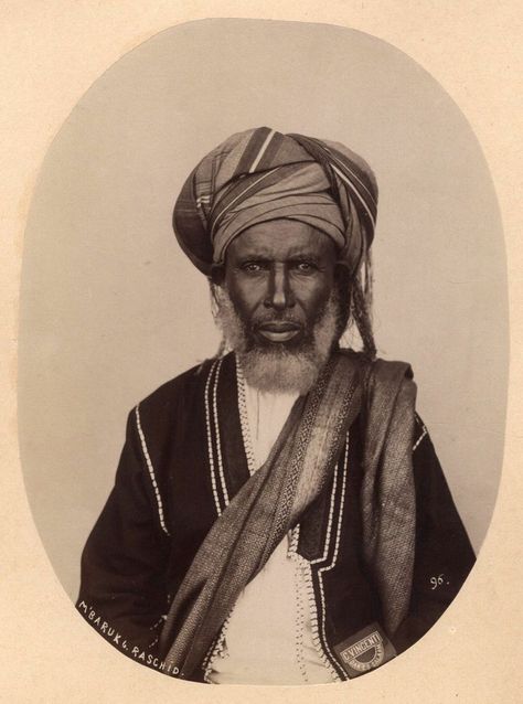 Sheik Mubarak Bin Rashid Bin Salim Al-Mazrui - Chief Of Gazi (1880s) Tanganiyka. Knowledge Of Self, Native Beauty, Sultan Qaboos, Semitic Languages, African Royalty, Afrique Art, Art People, African People, Out Of Africa