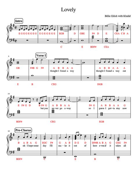 Utterly Music: [Piano Scores] Billie Eilish: Lovely ft. Khalid Viola Notes, Billie Eilish Lovely, Music Billie Eilish, Piano Music With Letters, Piano Sheet Music Beginners, Popular Piano Sheet Music, Piano Songs Sheet Music, Music Theory Piano, Piano Tutorials Songs