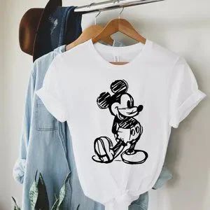 Hollywood Prints | Tops | Mickey Sketch Disney Shirts Mickey Ears Shirt Toddler Birthday Shirt Disney | Poshmark