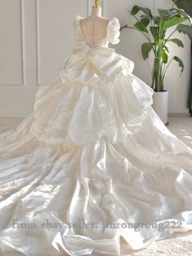 (eBay) Find many great new & used options and get the best deals for French On The Run Princess Light Wedding Dress Satin Senior Dress With Lrge Trai at the best online prices at eBay! Free shipping for many products! Senior Dress, Light Wedding Dress, Light Wedding Dresses, Affordable Outfits, Wedding Dresses Long Sleeve, Plus Size Wedding Dresses, Fairy Tale Wedding Dress, Pretty Wedding Dresses, Dream Wedding Ideas Dresses