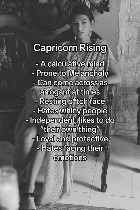 Capricorn Rising Woman, Capricorn Rising Makeup, Capricorn Rising Aesthetic, Capricorn Stellium, Allison Aesthetic, Rising Capricorn, Cap Rising, Capricorn + Core + Aesthetic, Capricorn Rising Appearance