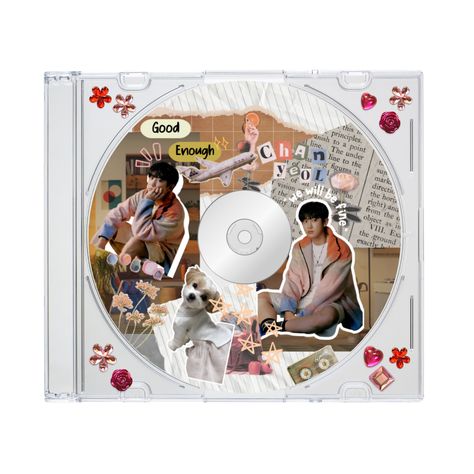 Cd Scrapbook, Cd Design, Graphic Ideas, Good Enough, Chanyeol, K Pop, Exo, Keychains, Cd