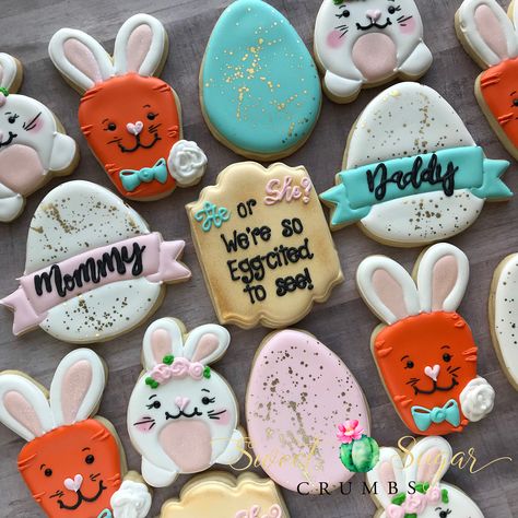 How to organize Easter Gender reveal party / bestfamilyparty.com Spring Time Gender Reveal Ideas, Bunny Gender Reveal Ideas, Gender Reveal Easter Theme, Easter Gender Reveal Ideas, Easter Egg Gender Reveal, Spring Gender Reveal Ideas, Easter Themed Gender Reveal, Gender Reveal Easter, Easter Gender Reveal Party