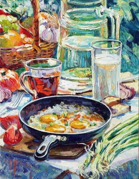 Painting Of Food, A Level Art, Still Life Art, 판타지 아트, Painting Art Projects, Painting Inspo, Art Plastique, الرسومات اللطيفة, 그림 그리기