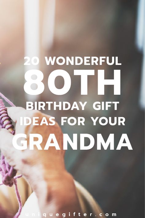 Wonderful 80th Birthday Gift Ideas for Your Grandma | Grandma's Birthday Present Ideas | Gifts to Celebrate Grandma | Milestone Birthday 80 Birthday Party Ideas, Party Ideas For Grandma, Birthday Party Ideas For Grandma, Gifts For Grandma Diy, 80th Birthday Gift Ideas, Grandma Diy, Birthday Presents For Grandma, Presents For Grandma, Mom Birthday Crafts