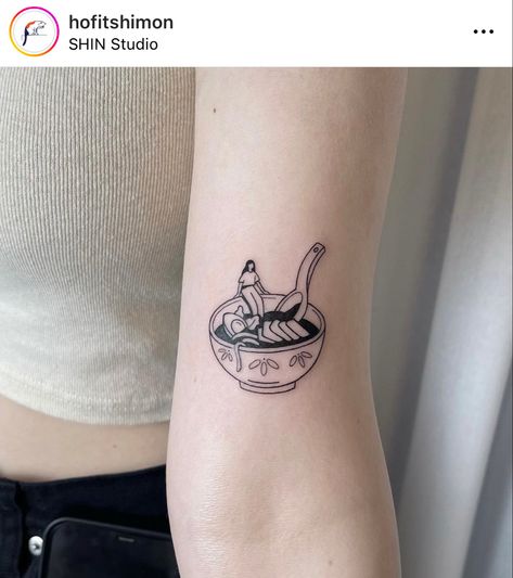 Soup Tattoo, Pho Soup, Tattoo Inspo, Love Tattoos, Tattoo Ideas, Tattoos, Art