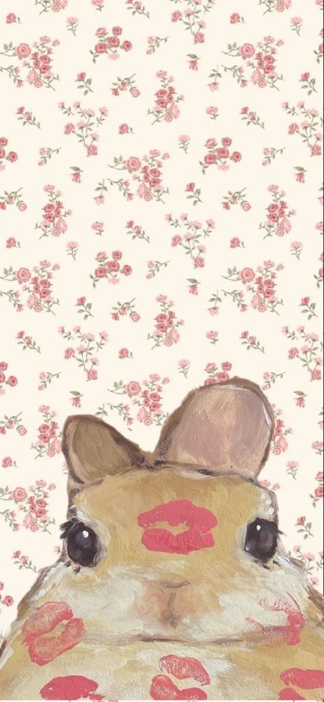 Wallpaper with rabbit Pink Wallpaper Vintage Bunny Wallpaper, Cutesy Pink Wallpaper, Halloween Bunny Wallpaper, Pink Swan Wallpaper, Brown Bunny Wallpaper, Bunny And Bear Wallpaper, Bunny Pattern Wallpaper, Rabbit Wallpaper Aesthetic, Pink Bunny Wallpaper