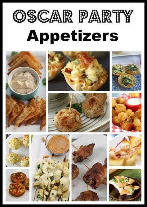 A collection of Oscar party appetizers that will impress your guests and satisfy their taste buds. Party Appetizer Recipes, Party Appetizers, Party Appetizer, Finger Food Appetizers, Hard Days, Oscar Party, Party Food Appetizers, Best Appetizers, Appetizer Dips