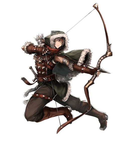 Valiant Force Archer Pose Reference Male, Archer Rpg, Archer Reference, Archer Armor, Bow Poses, Valiant Force, Archer Pose, Funny Medieval, Archer Characters