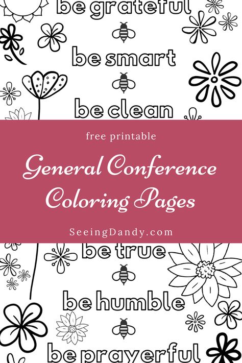 Free Conference Printables, General Conference Notes Free Printable, Lds Activity Pages Free Printable, General Conference Activities For Kids Free, Lds Coloring Pages For Adults, General Conference Coloring Pages Free, Free Lds Coloring Pages, Lds Coloring Pages Free, Conference Coloring Pages Lds