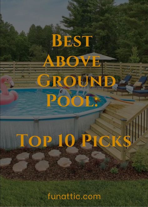 Semi Above Ground Pool, Above Ground Pool Fence, Intex Above Ground Pools, Small Above Ground Pool, Round Above Ground Pool, Inground Pool Landscaping, Oval Pool, Pool Deck Plans, Best Above Ground Pool