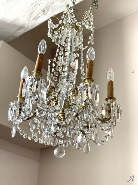 Crystal Chandelier, Ceiling, Ceiling Lights, Lighting