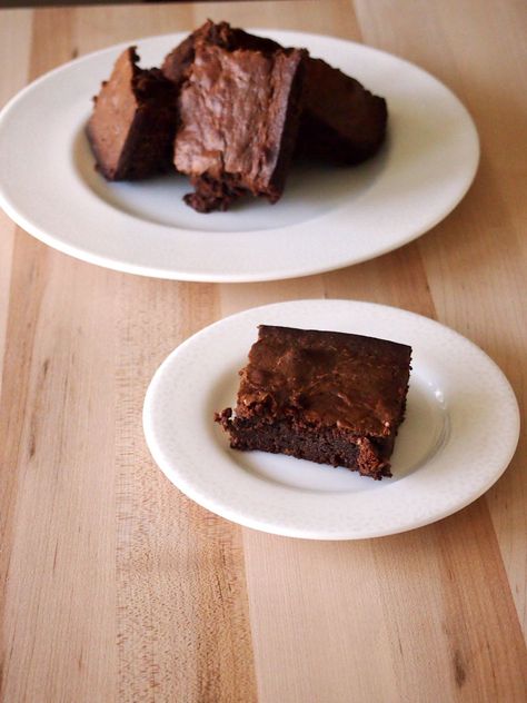 tablespoons unsalted butter, cut into pieces, plus more for the pan ¾ cup packed light or dark brown sugar (I used a combination of both) ¼ ... Carob Brownies, Carob Recipes, Gourmet Brownies, Double Chocolate Brownies, Ibs Recipes, Carob Chips, Chewy Brownies, Caramel Brownies, Delicious Brownies