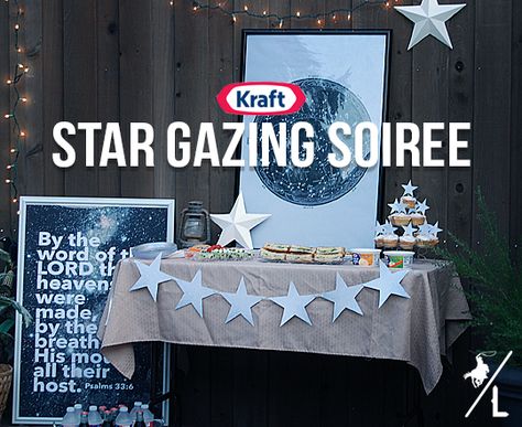 Star Gazing Party  Snickerdoodle Sunday Star Gazing Party Ideas, Star Gazing Room, Star Gazing Party, Star Party Food Ideas, Star Themed Snacks, Dancing With The Stars Party Food, Shrimp Lasagna, Brownie Bowls, Derby Party Invitations