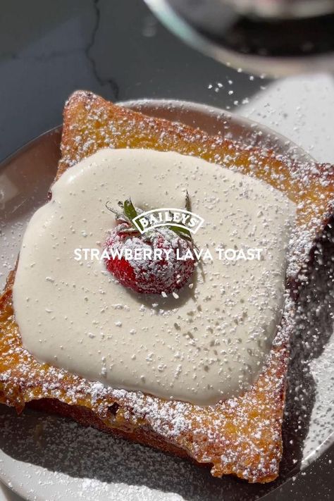 Make life sweeter with Baileys Strawberry Lava Toast [Video] in 2022 | Diy food recipes, Food, Food recipies Best Chocolate Lava Cake Recipe, Lava Toast, Chocolate Molten Lava Cake, Lava Cake Recipe, Molten Lava Cake, Baileys Original Irish Cream, Chocolate Lava Cake Recipe, Baileys Original, Chocolate Lava Cake