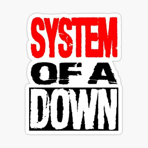 Slipknot Stickers Printable, System Of A Down Sticker, System Of A Down Patch, System Of A Down Drawing, Metal Band Stickers, System Of A Down Logo, System Of A Down Poster, System Of A Down Wallpapers, Stickers Rock